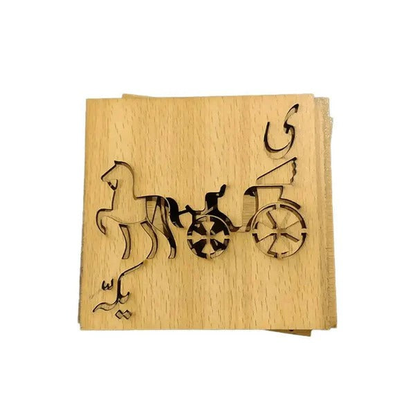 Wooden Urdu Alphabets Drawing And Writing Stencils.